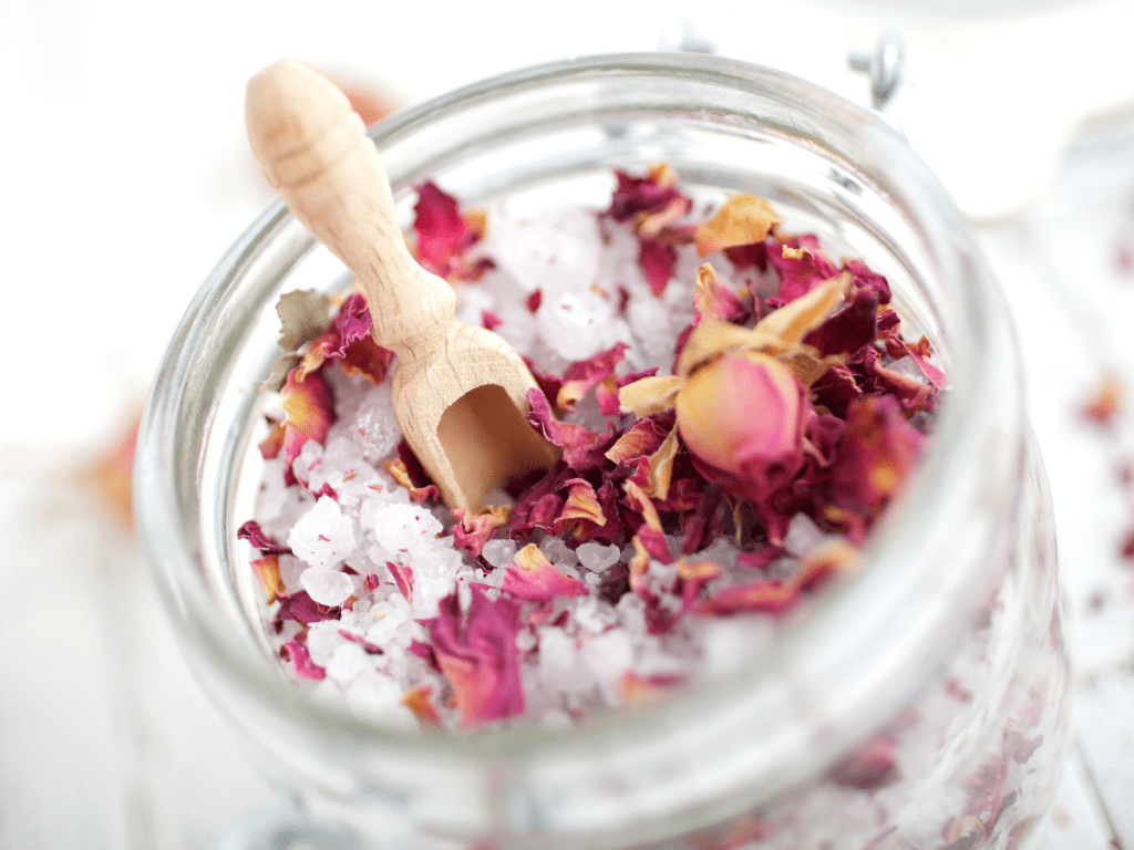 Crafting Flower Bath Salts: A Creative Ritual for Women’s&nbsp;Circles